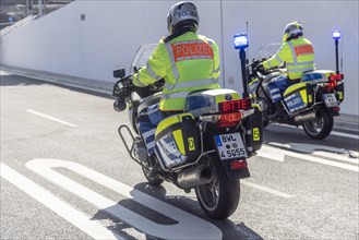 Police motorbikes