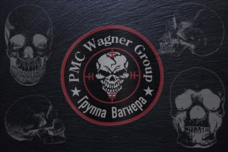 Logo of the Russian private security company and military enterprise Wagner Group