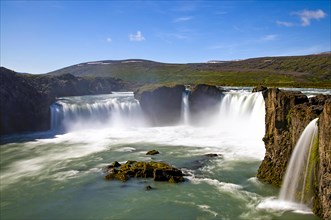The Godafoss waterfall in north-east Iceland