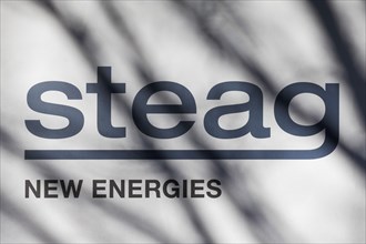Logo STEAG at the Bredeney heating plant