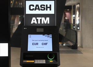Cash Exchange Machine euro Swiss Franc