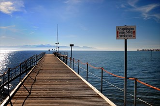 Jetty at the lido in Lindau