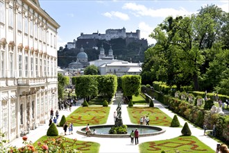 Mirabell Palace with Mirabell Gardens