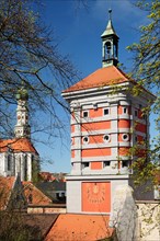 Red Gate and the Basilica of Saint Ulrich in Augsburg