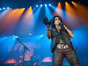 Alice Cooper at a concert in the MHP-Arean Ludwigsburg