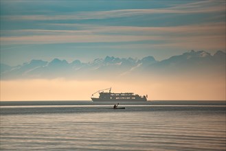 Passenger ship on Lake Constance