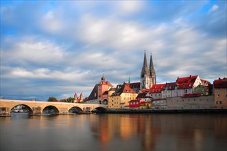 Regensburg with the Stone Bridge