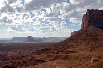 Mitchell Mesa inside Navajos Monument Valley