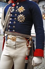 Detail of a Napoleonic uniform of the Colonell General of 1808