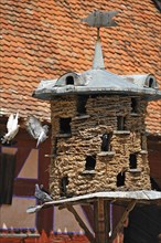 Straw-woven dovecote from 1895