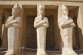 Statues in the Temple of Hatshepsut