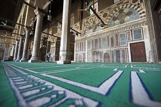Prayer room of the mosque