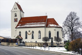 Church of St. Michael under monumental protection in Krugzell near Kempten