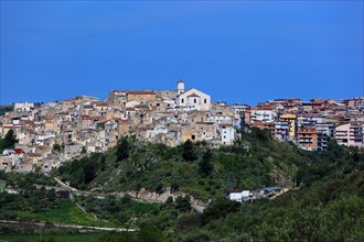 View of the village of Cagnano Varano
