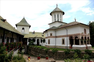 Govora Monastery. Part of the construction of the monastery dates back to the time of Vlad Draculs principality