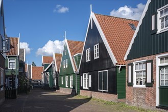 Characteristic village scene in Kerkbuurt Street