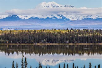 Chitina overlooking the Wrangell Mountains