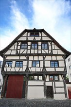 The half-timbered house is a historical sight in the city of Ravensburg. Ravensburg