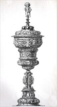An ornate pitcher of copper of the Bartholomeus of Rosenberg