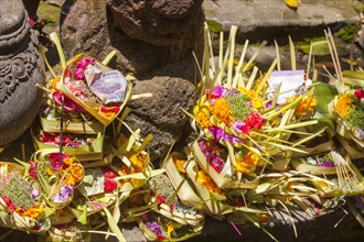 Offerings at the hot springs of Tirta Empul