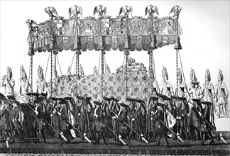 From the funeral of Frederick William I