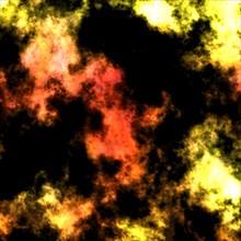 Digitally rendered nebula abstract background
