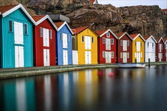 Small colourful fishermens houses