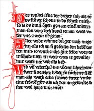 Three stanzas of the von Kuerenberg