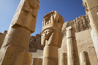 Column statue in Hatshepsut Temple