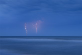 Thunderstorm over the Baltic Sea on Usedom
