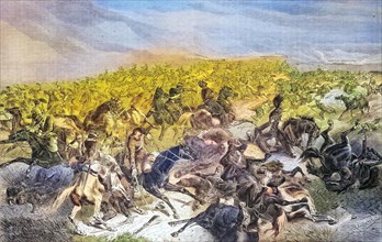 Prussian rapid fire on french cavalry at the battle of Sedan