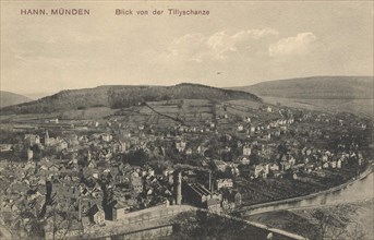 View from the Tillyschanze in Hannoversch Muenden