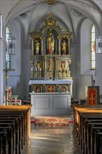 Altar with figures of saints
