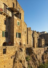 Old houses in old town of Pitigliano