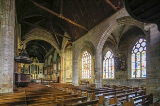 Interior Gothic Church Eglise Saint-Sulpice
