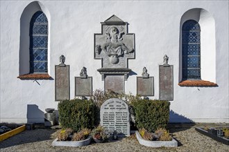War memorial at the parish church of St. Ulrich in Lauben near Kempten
