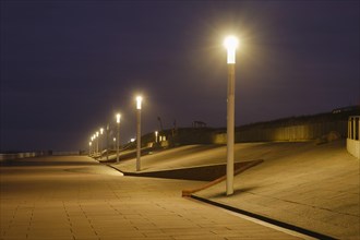Illuminated promenade