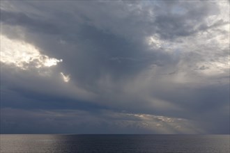 Thunderclouds over the Mediterranean