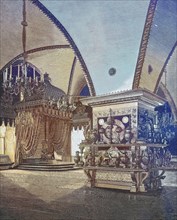 The Banqueting Hall in the Facetted Palace of the Kremlin in Moscow