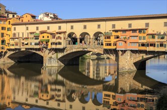Reflection of the Ponte Vecchio in the Arno