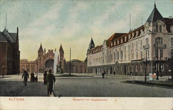 Kaiserhof with main station in Altona