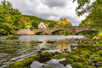 Heimbach Castle on the River Rur