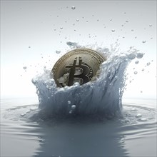 Decline in value of bitcoin and digital currency
