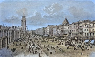 The Nevsky Prospect in St. Petersburg