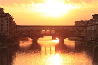 Ponte Veccio in the sunset