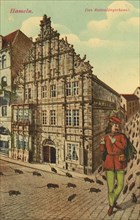 The Pied Pipers House in Hamelin
