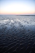 Sunrise in the Wadden Sea
