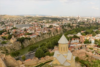 View of the St Nikolas church in Tbilisi