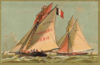 Picture series Sailing ships under the German flag