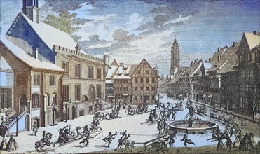 The Market Place of Goettingen